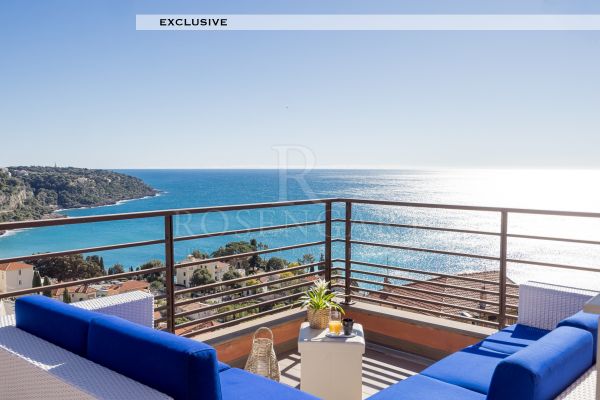 Panoramic Sea View Living at the Gates of Monaco